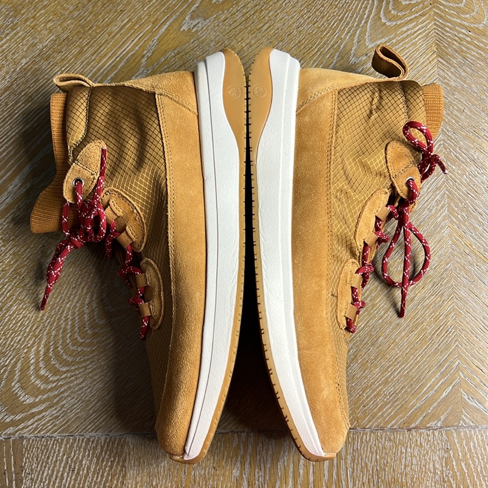 NURTURE Elias Mixed Material Platform High Top Sneakers 10 - Picture 9 of 10